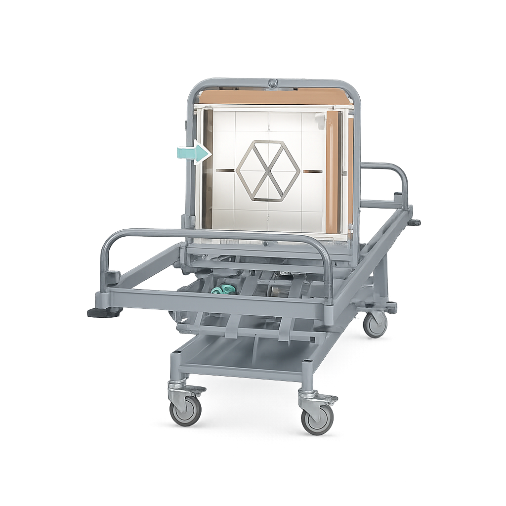X-Ray Permeable Backrest Section